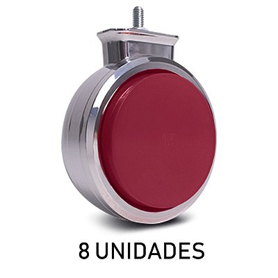 8 Lanterna Caminhão Foguinho Bojuda Vermelha 9 Led