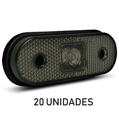 20 Lanterna Lateral Carreta Facchini Led Fumê Bivolt