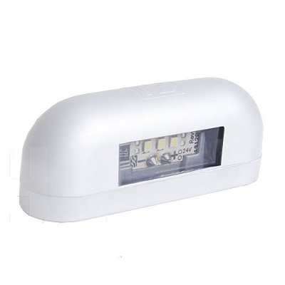 Lanterna Luz de Placa Carreta Caminhão Led Bivolt Branca