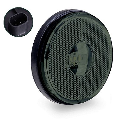 Lanterna Lateral Carreta Randon Noma Bivolt Fumê 3 Leds