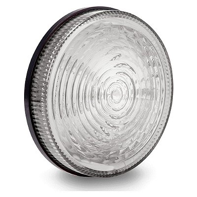 Lanterna Traseria Led Carreta Cristal Bivolt 9 Leds 125 mm