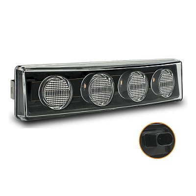 Lanterna Tapa Sol Scania S4 S5 1998 a 2018 Led Cristal