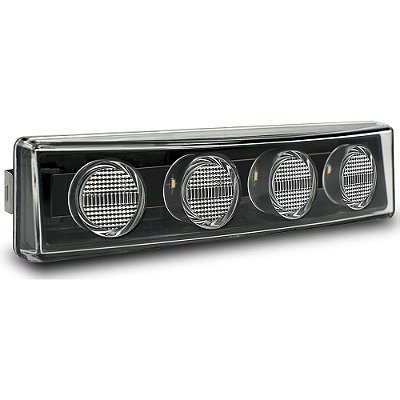 Lanterna Tapa Sol Led Caminhão Delimitadora Cristal