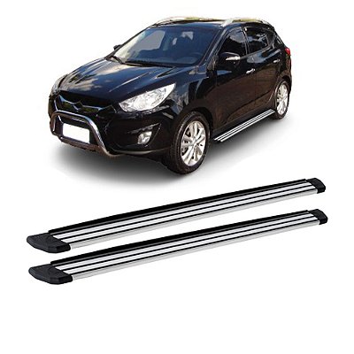 Estribo IX35 2010 em diante Anodizado Aluminio Slim