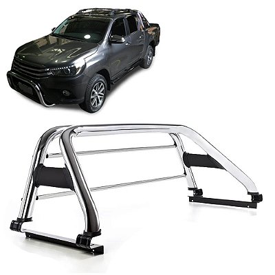 Santo Antônio Hilux 2016 em diante CD com grade Cromo