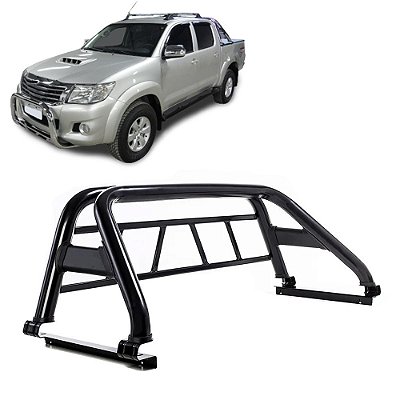 Santo Antônio Hilux 2005 a 2015 com grade Preto