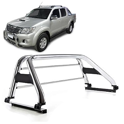 Santo Antônio Hilux 2005 a 2015 com barra Cromado