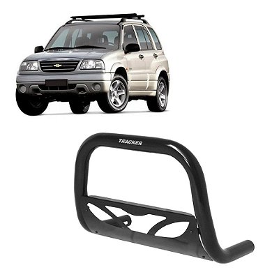 Parachoque de Impulsão Tracker 2001 a 2009 com chapa Preto