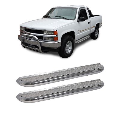 Estribo Silverado 1997 a 2001 Cromo Plataforma