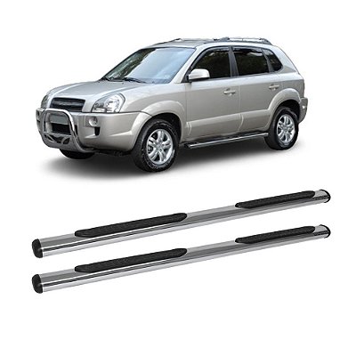 Estribo Tucson 2006 a 2016 Cromado Oblongo