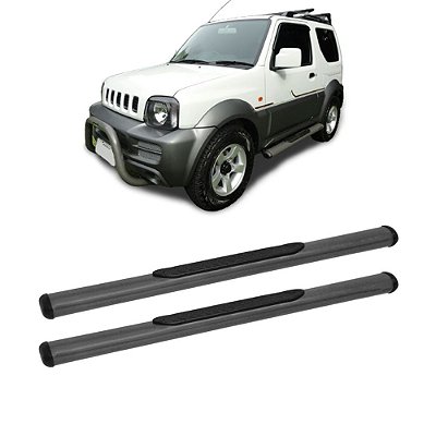 Estribo Jimny 2010 em diante Grafite Oblongo