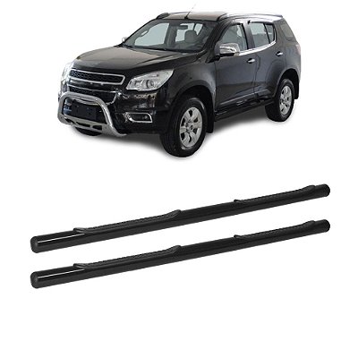 Estribo TrailBlazer 2013 Preto Redondo