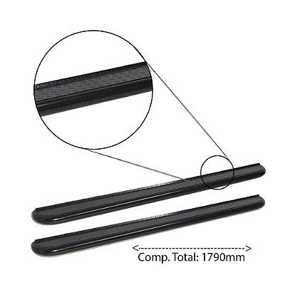 Estribo Blazer 1996 a 2011 Preto Plataforma