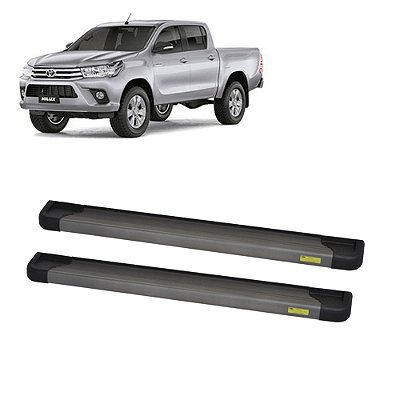 Estribo Hilux 2016 2017 2018 Onix Cabine Dupla Alumínio