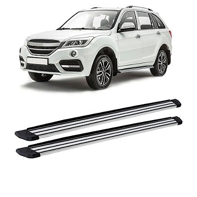 Estribo Lifan X60 2017 em diante Anodizado Aluminio Slim
