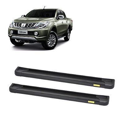 Estribo L200 Triton 2008 2009 2010 2011 2012 a 2016 Preto