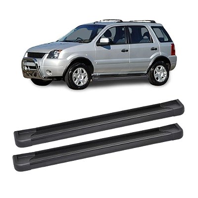Estribo EcoSport 2004 a 2012 Aluminio Preto
