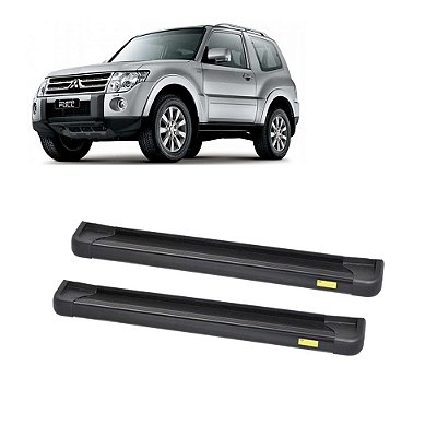 Estribo Pajero Full 2 Portas 2008 2009 2010 a 2020 Preto