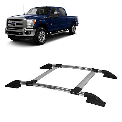 Rack De Teto F250 1999 2000 2001 2002 2003 a 2012 Cromado