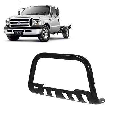 Parachoque de Impulsão F350 1999 a 2012 com chapa Preto