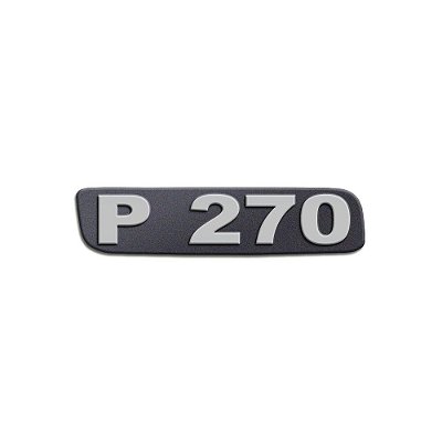 Emblema Potência Para P270 Antigo - Cinza