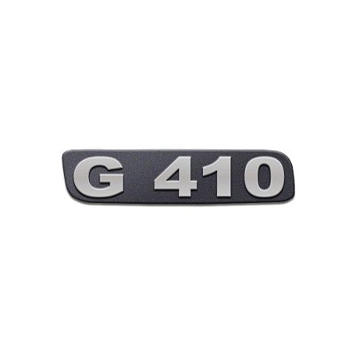 Emblema Potência - Cinza - Para G410 Antigo