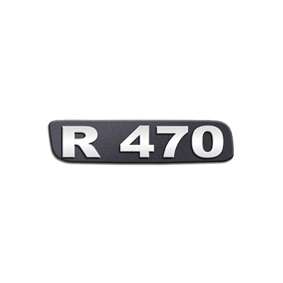Emblema Potência Para Scania R470 Antigo - Cromado