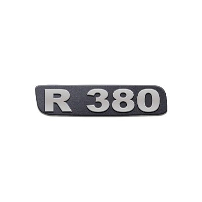 Emblema Potência Para R380 Antigo - Cinza