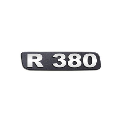Emblema Potência - Cromado - Para R380 Antigo
