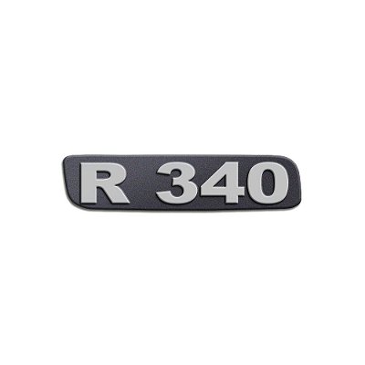 Emblema Potência Para R340 Antigo - Cinza