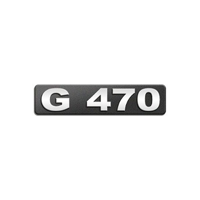 Emblema Potência - Cromado - Para G470 Moderno
