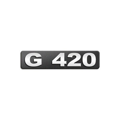 Emblema Potência Para Scania G420 Moderno - Cromado