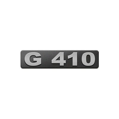 Emblema Potência - Cinza - Para G410 Moderno