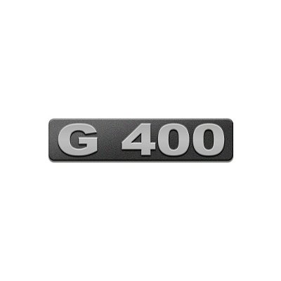 Emblema Potência Para G400 Moderno - Cinza