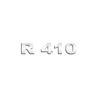 Aplique Inox Potência - Para NTG R410 - Espelhado