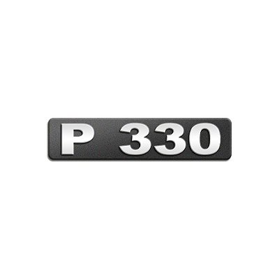 Emblema Potência Para P330 Moderno - Cromado