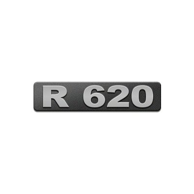 Emblema Potência Para R620 Moderno - Cinza