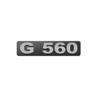 Emblema Potência - Cinza - Para G560 Moderno
