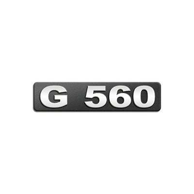 Emblema Potência Para Scania G560 Moderno - Cromado