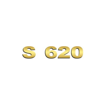 Aplique Inox Dourado Potência - Para Scania NTG S620