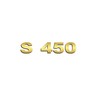 Aplique Inox Potência - Para NTG S450 - Dourado