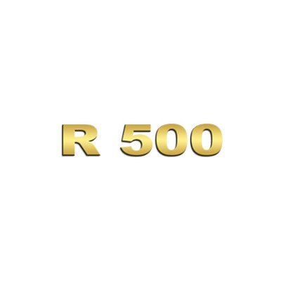 Aplique Inox Dourado Potência - Para Scania NTG R500