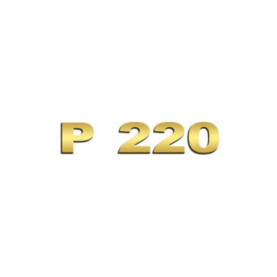 Aplique Inox Potência - Para Scania NTG P220 - Dourado