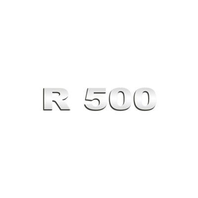 Aplique Inox Espelhado Potência - Para Scania NTG R500