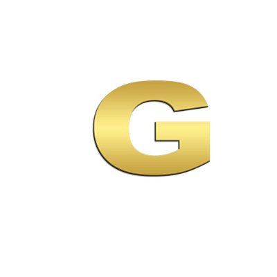 Letra G Potência Para NTG Inox Dourado