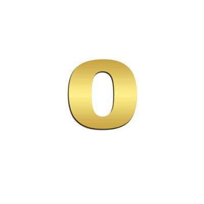 Número 0 (zero) Potência Para Scania NTG Inox Dourado
