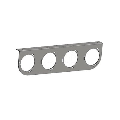Suporte Lanterna Traseira 4 Posições Diâmetro 125mm Inox