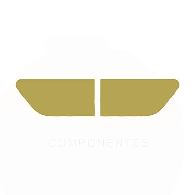 Aplique Para Lama Traseiro Cabine Para Scania 2002 Dourado