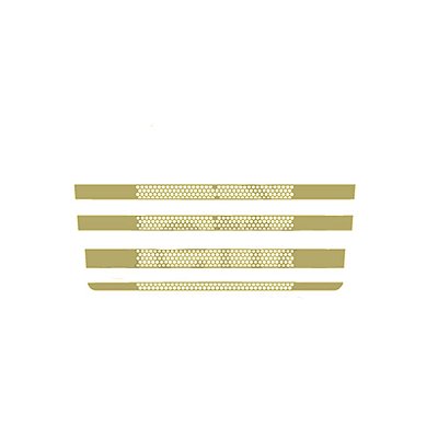 Aplique Mascara Grade Para Scania R S5 Dourado Jogo