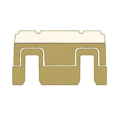 Aplique Frontal Partido Bateria - Dourado Para Scania NTG